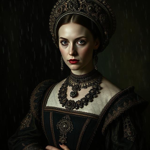 Elizabeth Bathory Blood Countess portrait from 16th century Hungary