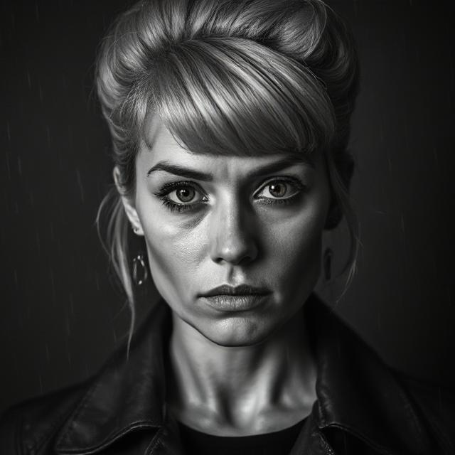 Myra Hindley police photograph showing her distinctive bleached blonde hair