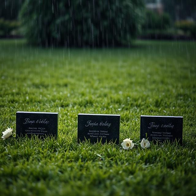Memorial stones for the Moors Murders victims
